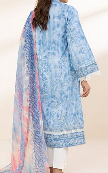 Sapphire Blue Lawn Suit (2 pcs) | Pakistani Lawn Dress in USA- Image 2