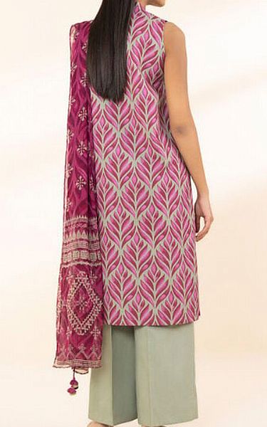 Sapphire Sage Green/Pink Lawn Suit (2 pcs) | Pakistani Lawn Dress in USA- Image 2