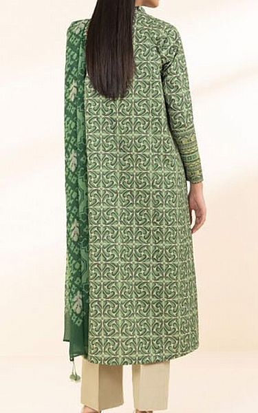 Sapphire Green Lawn Suit (2 pcs) | Pakistani Lawn Dress in USA- Image 2