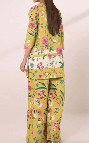 Sapphire Saffron Mango Lawn Suit (2 pcs) | Pakistani Lawn Suits- Image 2
