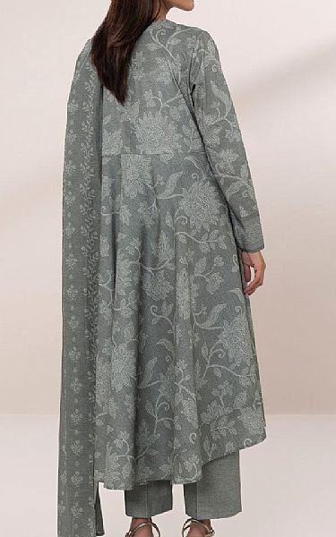 Sapphire Grey Lawn Suit | Pakistani Lawn Suits- Image 2