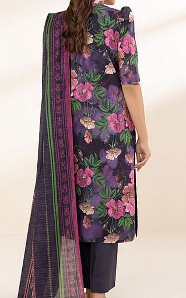 Sapphire Purple Lawn Suit | Pakistani Lawn Dress in USA- Image 2