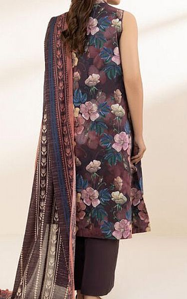 Sapphire Brown Lawn Suit | Pakistani Lawn Dress in USA- Image 2