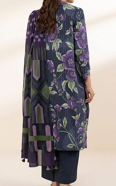 Sapphire Pickled Bluewood/Purple Lawn Suit | Pakistani Lawn Dress in USA- Image 2