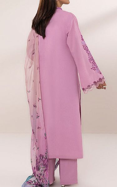 Sapphire Mauve Cambric Suit | Pakistani Lawn Suits- Image 2