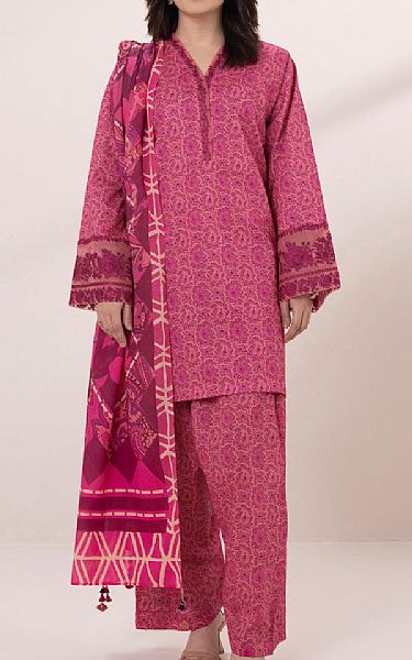 Sapphire Tulip Pink Lawn Suit | Pakistani Lawn Suits- Image 1