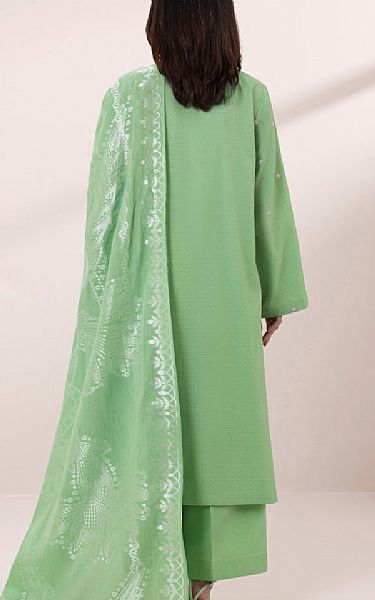 Sapphire Light Green Dobby Suit (2 pcs) | Pakistani Lawn Suits- Image 2