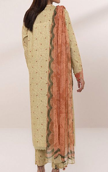 Sapphire Fawn Dobby Suit | Pakistani Lawn Suits- Image 2