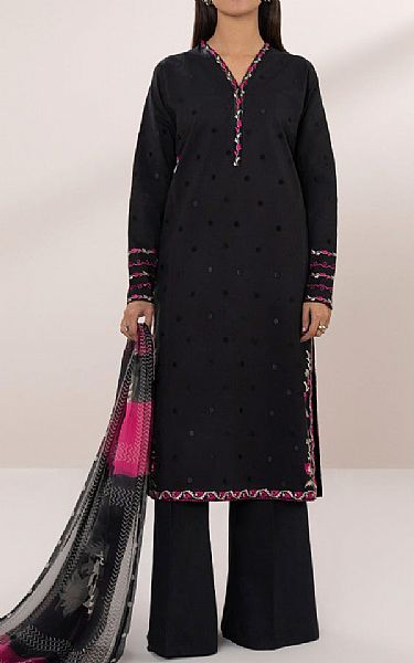 Sapphire Black Lawn Suit (2 pcs) | Pakistani Lawn Suits- Image 1