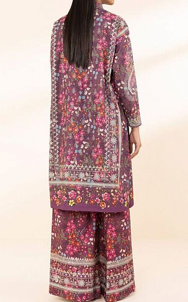 Sapphire Plum Lawn Suit (2 pcs) | Pakistani Lawn Dress in USA- Image 2