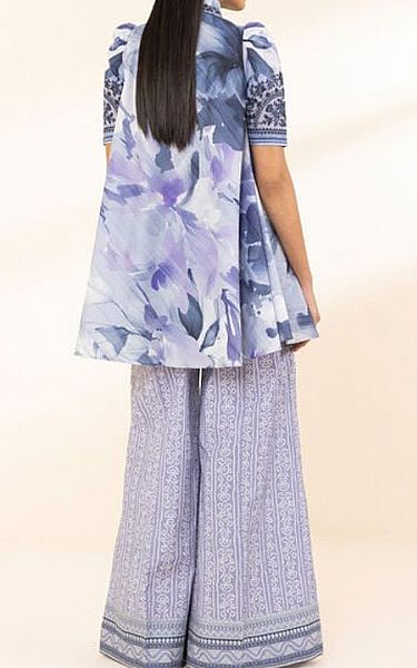 Sapphire Lilac/Grey Lawn Suit (2 pcs) | Pakistani Lawn Dress in USA- Image 2