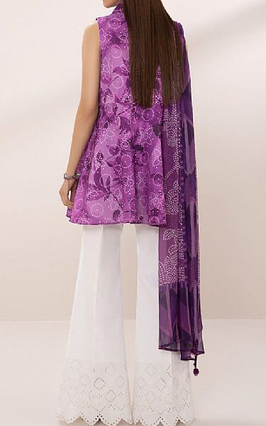 Sapphire Violet Lawn Suit (2 pcs) | Pakistani Lawn Suits- Image 2