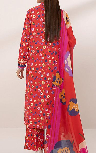 Sapphire Persian Red Lawn Suit | Pakistani Lawn Suits- Image 2