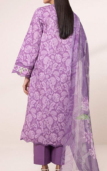 Sapphire Soft Purple Lawn Suit | Pakistani Lawn Suits- Image 2