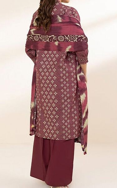 Sapphire Dark Rose Lawn Suit | Pakistani Lawn Dress in USA- Image 2
