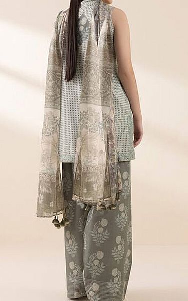 Sapphire Off White/Sage Green Lawn Suit | Pakistani Lawn Dress in USA- Image 2