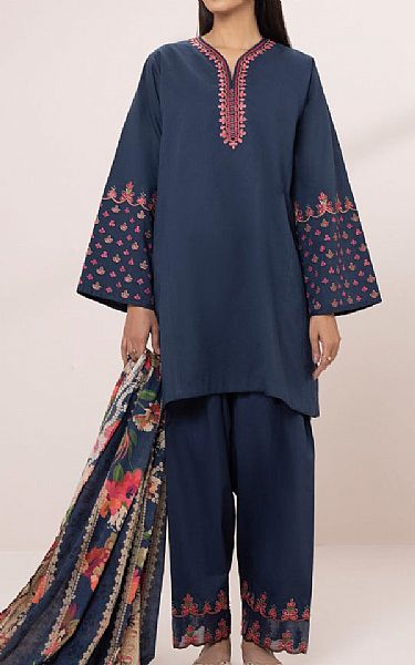 Sapphire Pickled Bluewood Lawn Suit | Pakistani Lawn Suits- Image 1