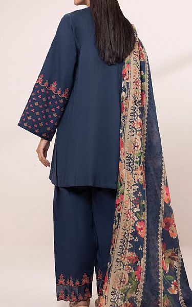 Sapphire Pickled Bluewood Lawn Suit | Pakistani Lawn Suits- Image 2