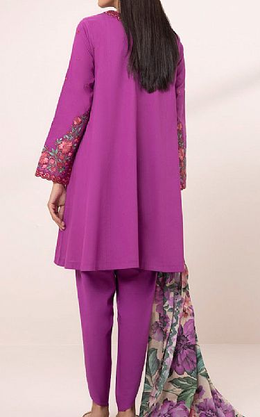 Sapphire Warm Purple Lawn Suit | Pakistani Lawn Suits- Image 2