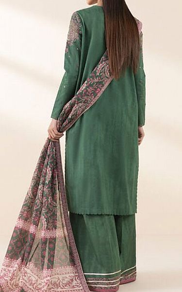 Sapphire Green Lawn Suit | Pakistani Lawn Dress in USA- Image 2