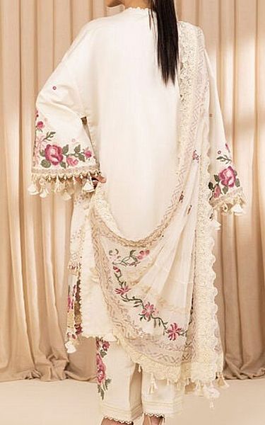 Sapphire Off White Cotton Suit | Pakistani Lawn Dress in USA- Image 2