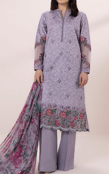 Sapphire Lilac Cotton Suit | Pakistani Lawn Suits- Image 1