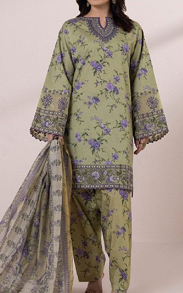 Sapphire Sage Green Lawn Suit | Pakistani Lawn Suits- Image 1