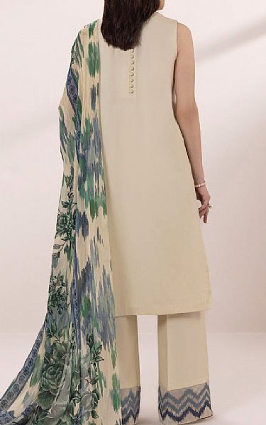 Sapphire Off White Cotton Suit | Pakistani Lawn Suits- Image 2
