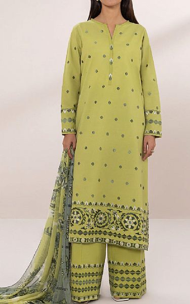 Sapphire Pear Green Lawn Suit | Pakistani Lawn Suits- Image 1