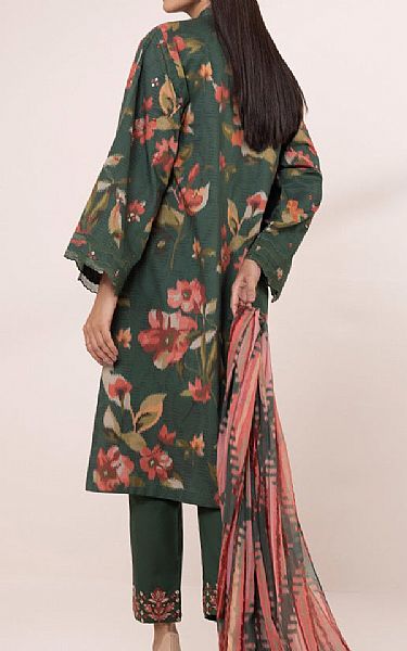 Sapphire Mineral Green Lawn Suit | Pakistani Lawn Suits- Image 2