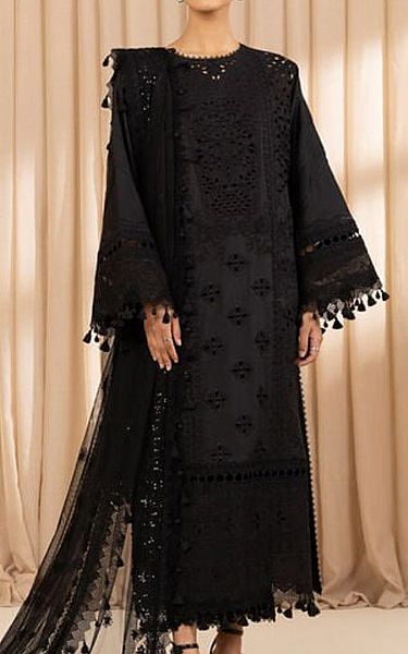 Sapphire Black Cotton Suit | Pakistani Lawn Dress in USA- Image 1