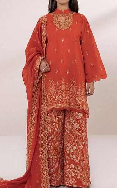 Sapphire Dark Pastel Red Lawn Suit | Pakistani Lawn Suits- Image 1