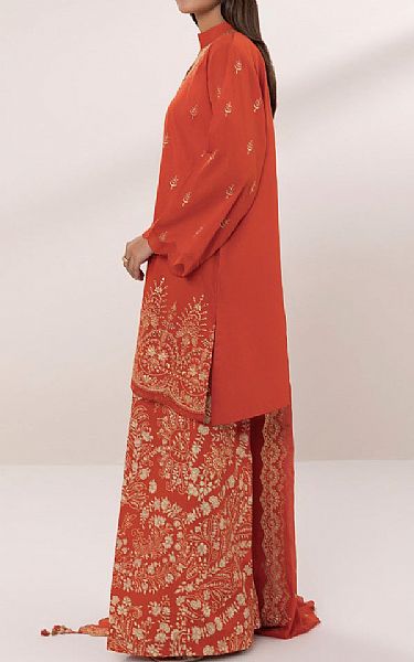 Sapphire Dark Pastel Red Lawn Suit | Pakistani Lawn Suits- Image 2