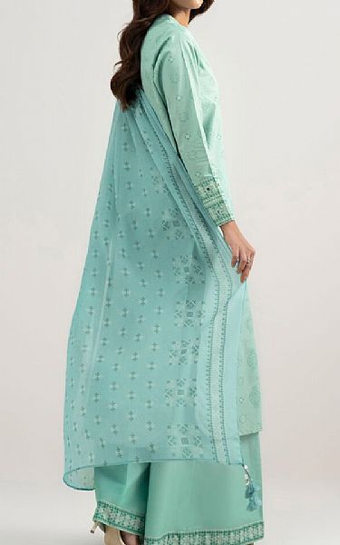 Sapphire Aqua Green Lawn Suit | Pakistani Lawn Dress in USA- Image 2