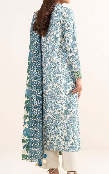 Sapphire Off White/Blue Lawn Suit | Pakistani Lawn Dress in USA- Image 2