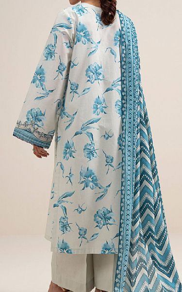 Sapphire Off White/Turquoise Lawn Suit | Pakistani Lawn Dress in USA- Image 2