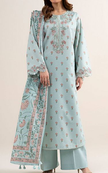 Sapphire Pale Aqua Lawn Suit | Pakistani Lawn Dress in USA- Image 1