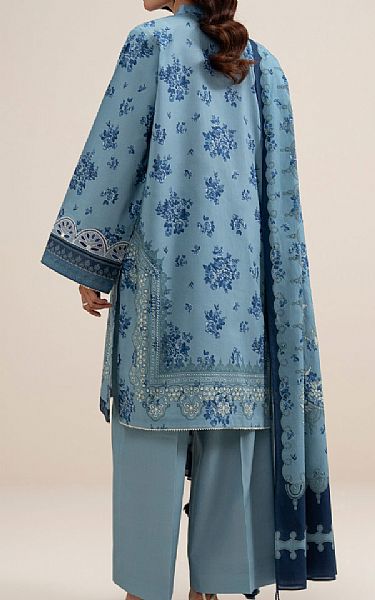 Sapphire Dark Pastel Blue Lawn Suit | Pakistani Lawn Dress in USA- Image 2