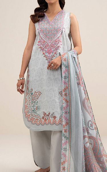 Sapphire Light Grey Lawn Suit | Pakistani Lawn Dress in USA- Image 1