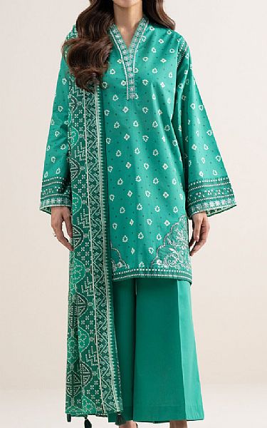 Sapphire Teal Lawn Suit | Pakistani Lawn Dress in USA- Image 1