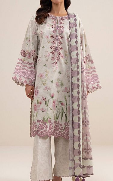 Sapphire Light Grey Lawn Suit | Pakistani Lawn Dress in USA- Image 1