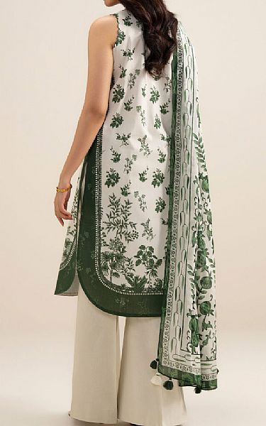 Sapphire Green/Off White Lawn Suit | Pakistani Lawn Dress in USA- Image 2
