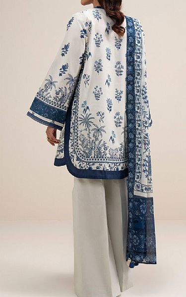 Sapphire Blue/Off White Lawn Suit | Pakistani Lawn Dress in USA- Image 2