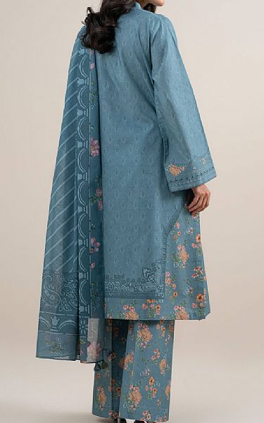Sapphire Moonstone Blue Lawn Suit | Pakistani Lawn Dress in USA- Image 2