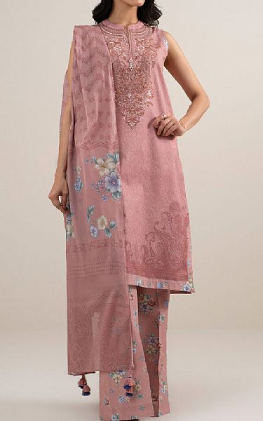 Sapphire Pink Lawn Suit | Pakistani Lawn Dress in USA- Image 1