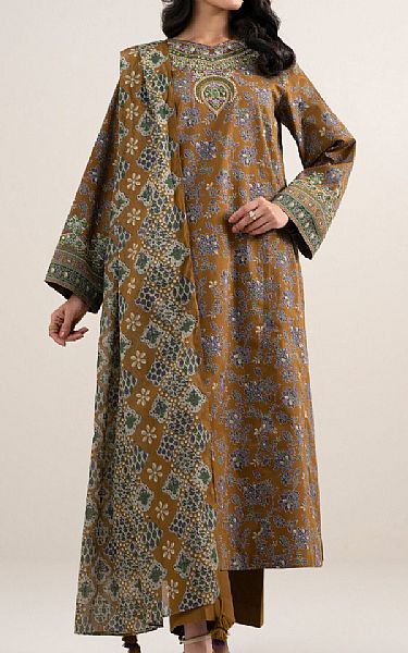Sapphire Brown Lawn Suit | Pakistani Lawn Dress in USA- Image 1
