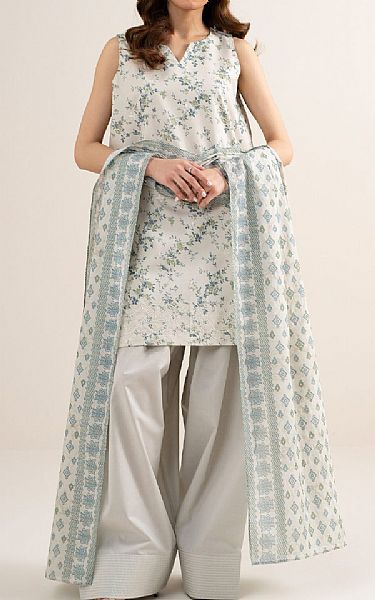 Sapphire Light Grey Lawn Suit | Pakistani Lawn Dress in USA- Image 1
