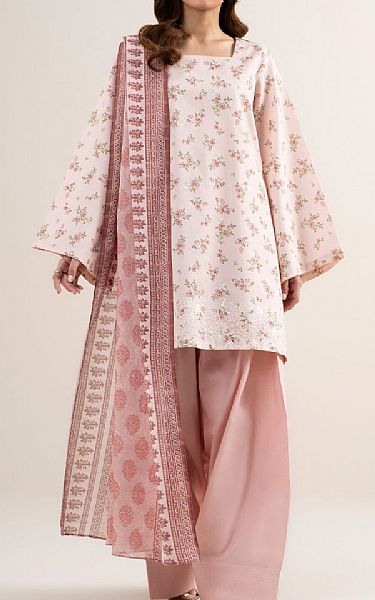 Sapphire Pale Pink Lawn Suit | Pakistani Lawn Dress in USA- Image 1