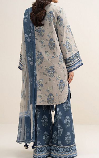 Sapphire Beige/Blue Lawn Suit | Pakistani Lawn Dress in USA- Image 2