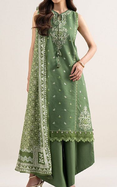 Sapphire Dusty Green Lawn Suit | Pakistani Lawn Dress in USA- Image 1
